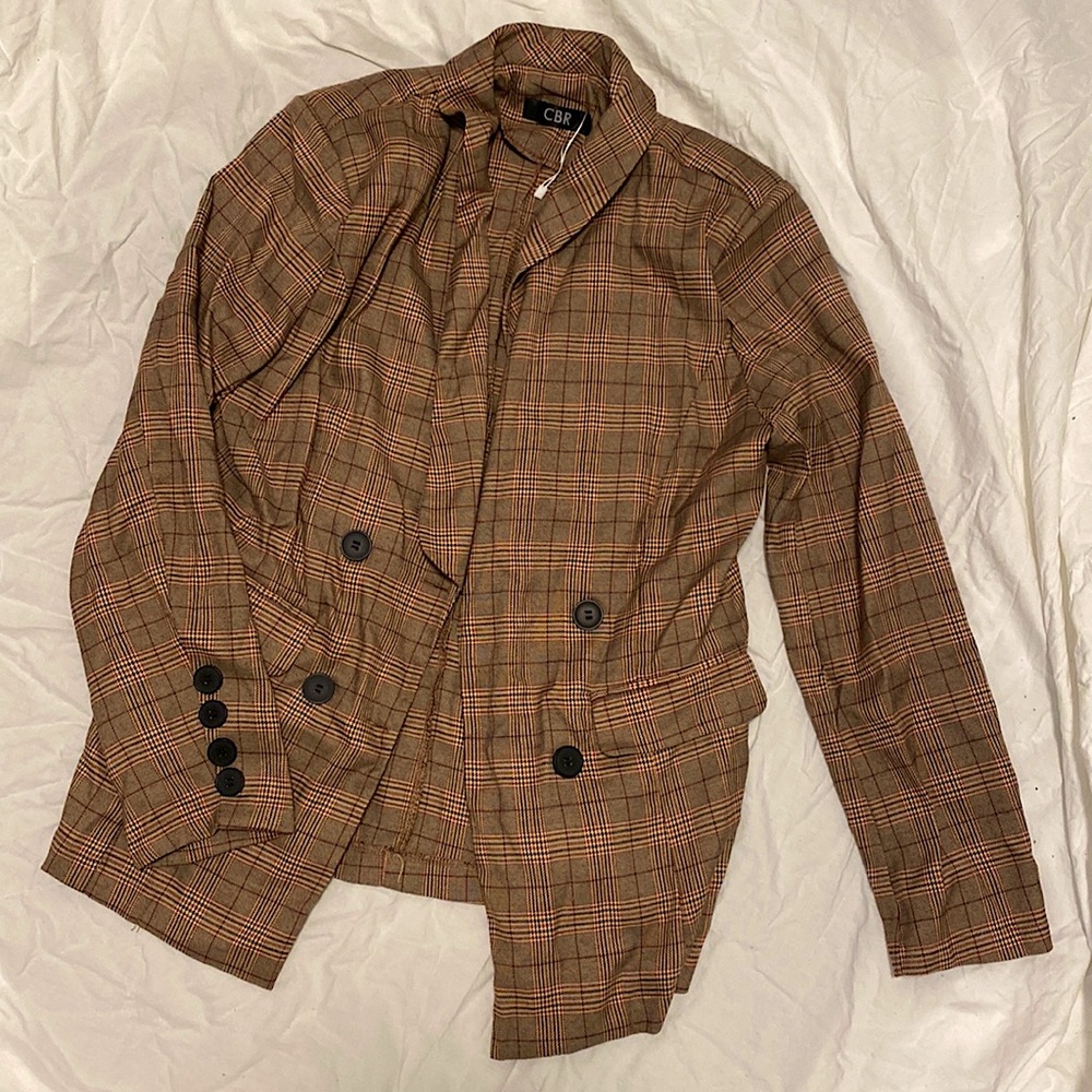 Plaid blazer